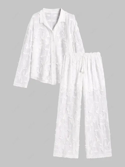 Dress Up Diva Noir Whisper Sheer Co-ord Set